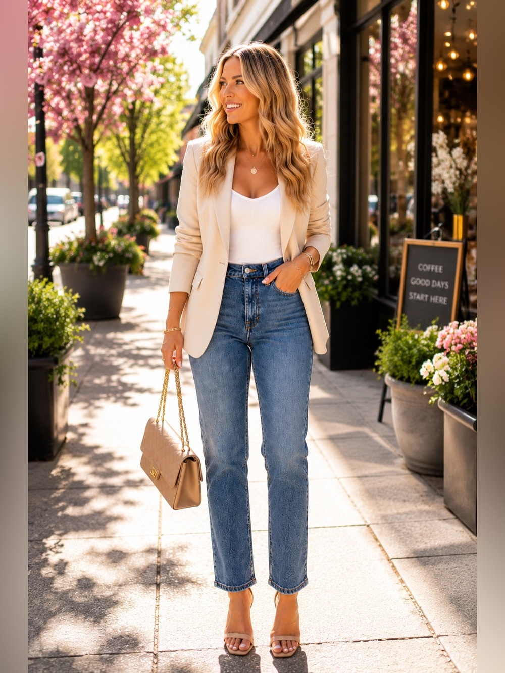 Madewell High-Rise Straight Jeans - Blue